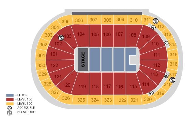 рожерс arena хаалга газрын зураг