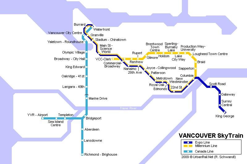 Зураг yvr skytrain