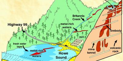 Ванкувер геологи газрын зураг