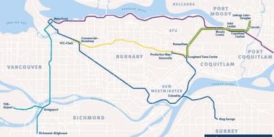 Мянганы шугам skytrain газрын зураг