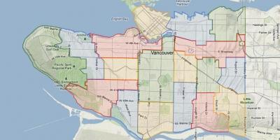 Ванкувер сургуулийн удирдах зөвлөл хуралдах газрын зураг